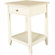 University Loft Mission White 1 Drawer Nightstand