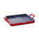 La Cuisine Cookware Cast Iron Rectangular Grill Pan in Red