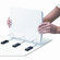 FIND IT Gapless Loop Ring View Binder, 4in Capacity, White                                                                           