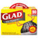 Glad Drawstring Outdoor Trash Bags in Black