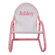 Hoohobbers Personalized Rocking Chair in Pastel Mesh