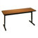 Fleetwood Rectangular Study / Work Table with Glides or Optional Wheels and Adjustable Height