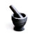 Fox Run Craftsmen Marble Mortar and Pestle in Black