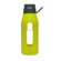 Takeya 16 Oz Classic Glass Water Bottle with Black Lid and Jacket in Green Apple