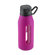 Takeya 16 Oz Classic Glass Water Bottle with Black Lid and Jacket in Fuchsia