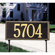 Whitehall Products Egg and Dart Estate Lawn Address Plaque