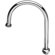 T&S Brass 2.625" Swivel Gooseneck Spout Pot Filler Faucet