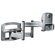 Peerless Articulating Dual-Arm with Vertical Adjustment for Flat Panel Screens (Mount Only) (42" - 71" Screens)
