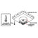 Peerless Structural Ceiling Adapter with Decoupler