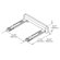 Peerless Dual AV Wall Shelf with Glass
