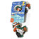 BOODA Pet Products Two Knot Rope Bone Dog Toy in Red, White and Blue