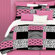 Veratex, Inc. Skulls Comforter Set in Pink