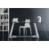 Domitalia Archie Rectangular Table with Crystal Chairs