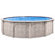 Trevi Aqua Deluxe Round Sunscape Above Gound Pool