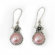 Novica The Buana Artisan Pearl Pink Frangipani Flower Earrings