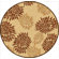 nuLOOM Veranda Flowered Sand/Brown Rug