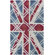 nuLOOM Modella England Flag Blue Novelty Rug