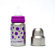 organicKidz Nine Ounce Wide Mouth Stainless Steel Baby Bottle in Lavender Dots