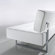 Ciacci Clark Two Seater Sofa in Bright Chrome