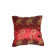 Violet Linen Silky Indiana Embroidered Sequins Decorative Throw Pillow