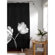 Maytex Tulip Photoreal PEVA Vinyl Shower Curtain in Black