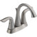 Delta Lahara Centerset Bathroom Faucet with Double Lever Handles