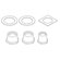 Delta Thick Deck Mounting Kit for Waterfall 2 Handle Kitchen Faucet