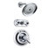Delta Innovations Dual Control Jetted Shower Faucet Trim
