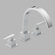 Delta Vero Double Handle Deck Mount Roman Tub Faucet