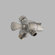 Delta Universal Showering Components 3-Way Shower Arm Diverter with Handshower Mount