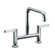 Kohler Torq Deck Mount Kit Double Handle Widespread Bridge Faucet