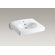 Kohler Brenham Wall-Mounted or Concealed Carrier Arm Mounted Commercial Bathroom Sink with Single Faucet Hole