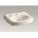 Kohler Pinoir Bathroom Sink Basin with Single Faucet Hole and Left-Hand Soap/Lotion Dispenser