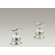 Kohler Antique Peonies and IVy Ceramic Handle Insets and Skirts for Bath Faucets