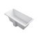 Kohler Reve 66-15/16" x 31.5" Freestanding Bath with Brilliant Blanc Base