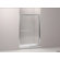 Kohler Fluence Frameless Sliding Bath Door with Cavata Glass, 56.625" - 59.625" x 58.3125"