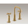 Kohler Purist Widespread Bathroom Faucet with Double High Cross Handles