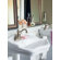 Moen Vestige Two Handle Centerset High Arc Bathroom Faucet in Chrome