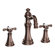Moen Weymouth Double Cross Handle Widespread High Arc Bathroom Faucet