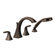 Moen Voss Double Handle Deck Mount Roman Tub Faucet Trim with Handshower
