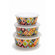 French Bull Mosaic Storage Container Set