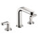 Hansgrohe Metris S Widespread Bathroom Faucet with Double Lever Handles