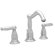 Hansgrohe Retroaktiv Tango Widespread Bathroom Faucet with Double Lever Handles