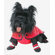 Muttluks Belted Dog Coat in Red