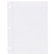 Sparco Products Filler Paper, 3-HP, College Ruled w/Margin Line, 16lb, Letter, White