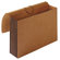 Sparco Products Tyvek Accordion Wallets, Legal, 5-1/4" Exp, 12-3/8"x10", Brown
