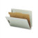 Sparco Products Classification Folder, w/ 1 Divider, Letter, 10/BX, Gray