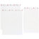 Sparco Products Standard Easel Pad, Plain, 20"x34", 40 Sheets, 4/CT, White