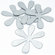 Room Mates Flower Small Peel and Stick Mirror (Set of 4)