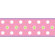 Room Mates Studio Designs Dot Wall Border in Pink
